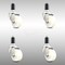 Service Caster 3 Inch 316SS Nylon Wheel Swivel 1-3/8 Inch Expanding Stem Caster Set SCC SCC-SS316EX20S314-NYS-138-4 - alternate 1